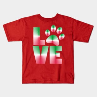 Christmas Dog T-Shirt Dog Lover Pet Animal Protection Rescue Kids T-Shirt